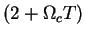 $(2+\Omega_cT)$