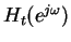 $H_t(e^{j\omega})$