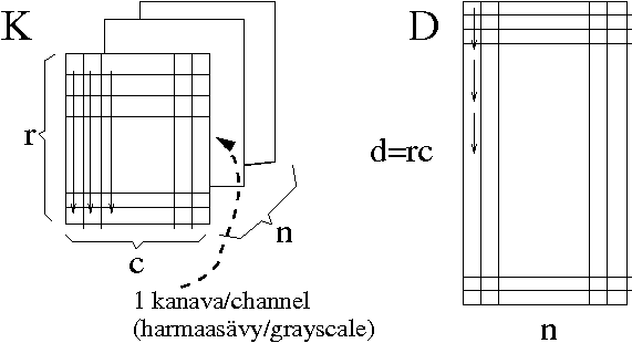 Kuva- ja datamatriisi