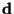 $ \mathbf{d}$