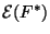 $ \mathcal{E}(F^{\ast})$