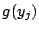 $ g(y_j)$