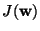$ J(\mathbf{w})$