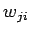 $ w_{ji}$
