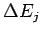 $ \Delta E_j$