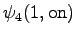 $\displaystyle \psi_4(1, \textrm{on})$