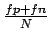 $ \frac{fp+fn}{N} $