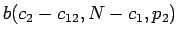 $ b(c_2-c_{12},N-c_1,p_2)
$