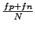 $ \frac{fp+fn}{N} $